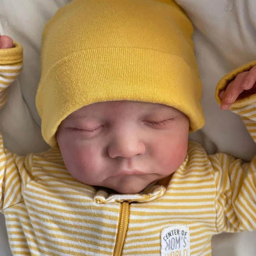 Adfo Lifelike Reborn Baby Dolls - 20-Inch Realistic Newborn Baby Dolls Full Vinyl Body Real Life Baby Dolls Sleeping Poseable Ba