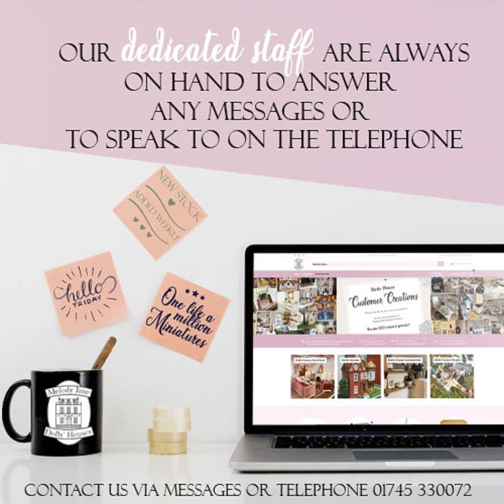 Dollhouse Miniature Traditional Door