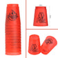 Seisso Stack Cups, Stacking Cup Set Classic Speed Training Stack Game Toys For Boys Girls Kids Stacking Cups (12 Pack Red)