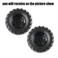 Building Blocks Technical Parts 2Pcs Tyre Tractor Dia. 107X44 & Rim Dia 56 X 34 Compatible With Major Brand For Kids Boys Toy