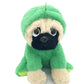Joyamigo Pug Stuffed Animal Plush Dog Puppy Soft Cuddly Toy In Costumes Dressed As Dinosaur - Super Cute Quality Dino Teddy Plush Easter Basket Stuffers Decor
