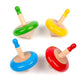 Wudly Wooden Spinning Top Toy (Set Of 4) | Traditional Lattu/Bhavra For Kids | Classic Indian Toys For Boys & Girls | Montessori