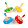 Wudly Wooden Spinning Top Toy (Set Of 4) | Traditional Lattu/Bhavra For Kids | Classic Indian Toys For Boys & Girls | Montessori