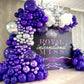 Bezente Purple Giant Balloons - 36 Inch Jumbo Round Latex Balloons, 8 Pack for Birthday, Graduation, Baby Shower, Wedding, Halloween