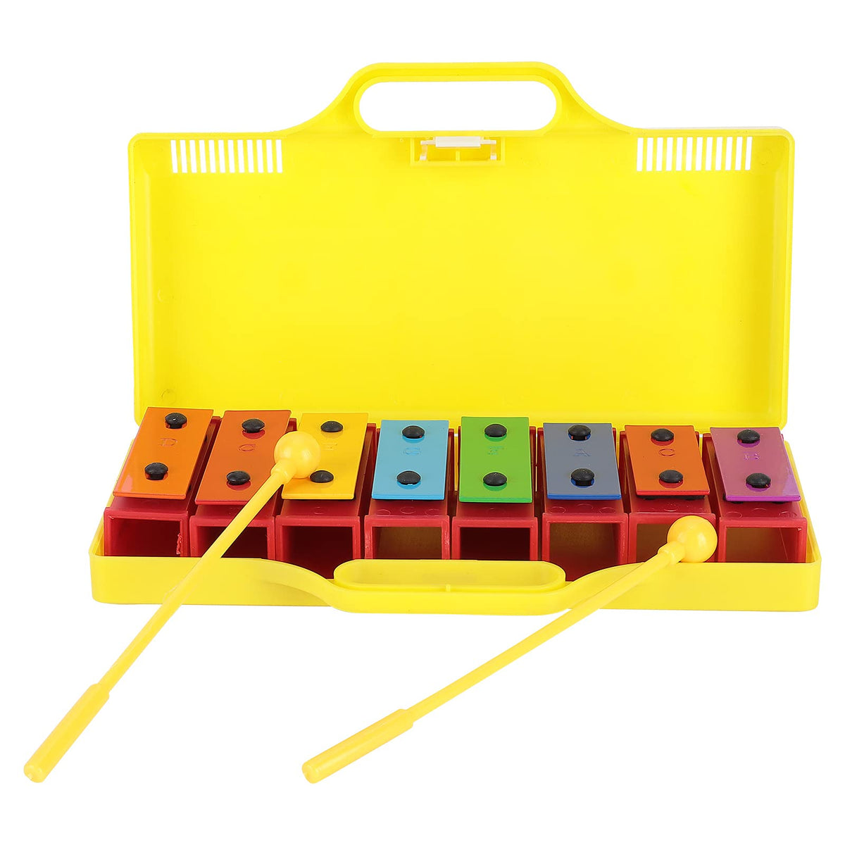 8 Note Xylophone, Olorful Soundboards Pleasant Sound Children Glockenspiel For Children