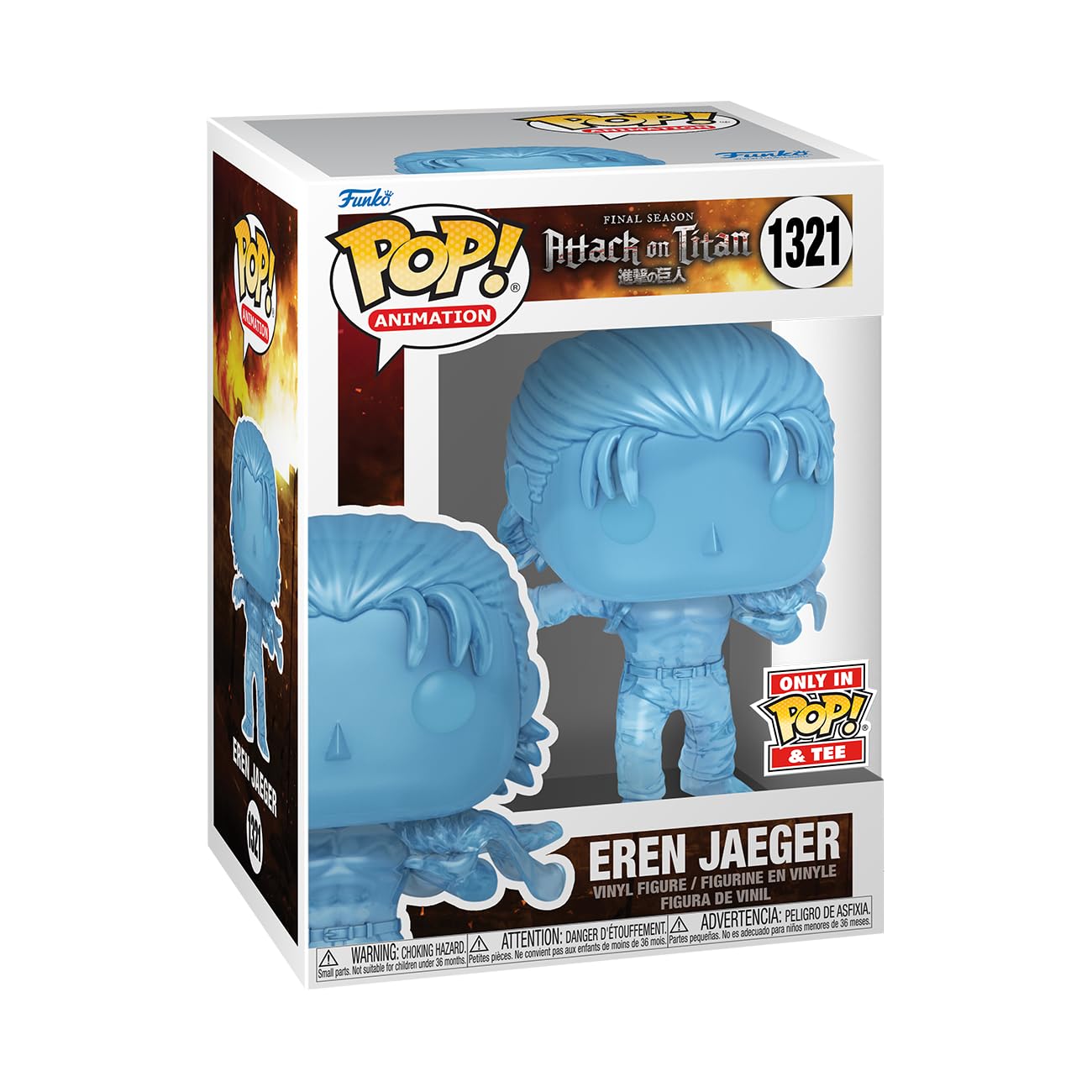 Funko Pop! & Tee: Attack on Titan - Eren with Marks - XL