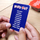 Ginger Fox Buzzed Out Card Game - Quick-Fire Guessing Game for Family and Party Fun, Ages 14+, Red & Blue Colors