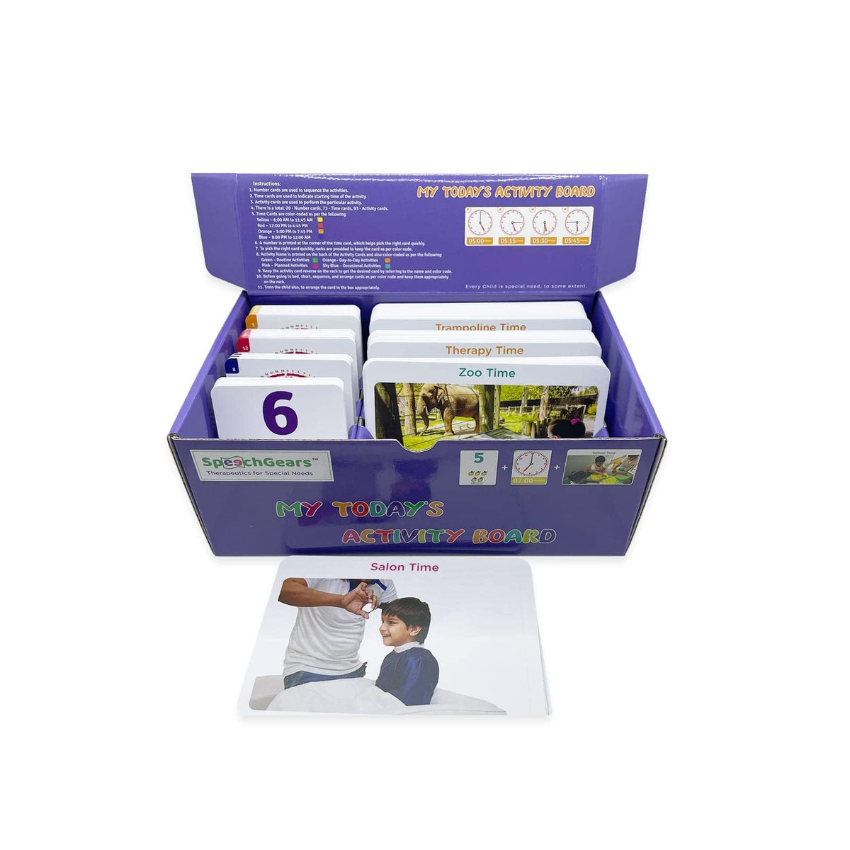 Speechgears My Tab TodayS Learning Theme Activity Board Interactive Visual Daily Routine Chart For Kids Preschoolers Early Lear
