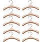 Iplusmile Mini Wooden Dolls Clothes Hanger: 10Pcs Miniature Clothes Hangers Wardrobe Furniture Accessories For Dollhouse Supplie
