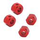 Vgoohobby 4Pack 12mm Metal Wheel Hex Hub Adapter Connector Compatible with WPL B14K C-14 C-24 1/16 MN-D90 MN-D90K MN45 MN99 1/12