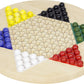 Printed Maple Chinese Checkers - Made In Usa