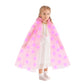 Hsctek Light Up Princess Cape, Pink Princess Dress Up Tulle Cape, Coloful Princess Outfit Costume Accessories Kids Toddlers Girls
