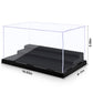 Minifigure Display Case For Action Figures Blocks, Clear Dustproof Acrylic Display Box Storage With 3 Movable Steps Gifts For Ch