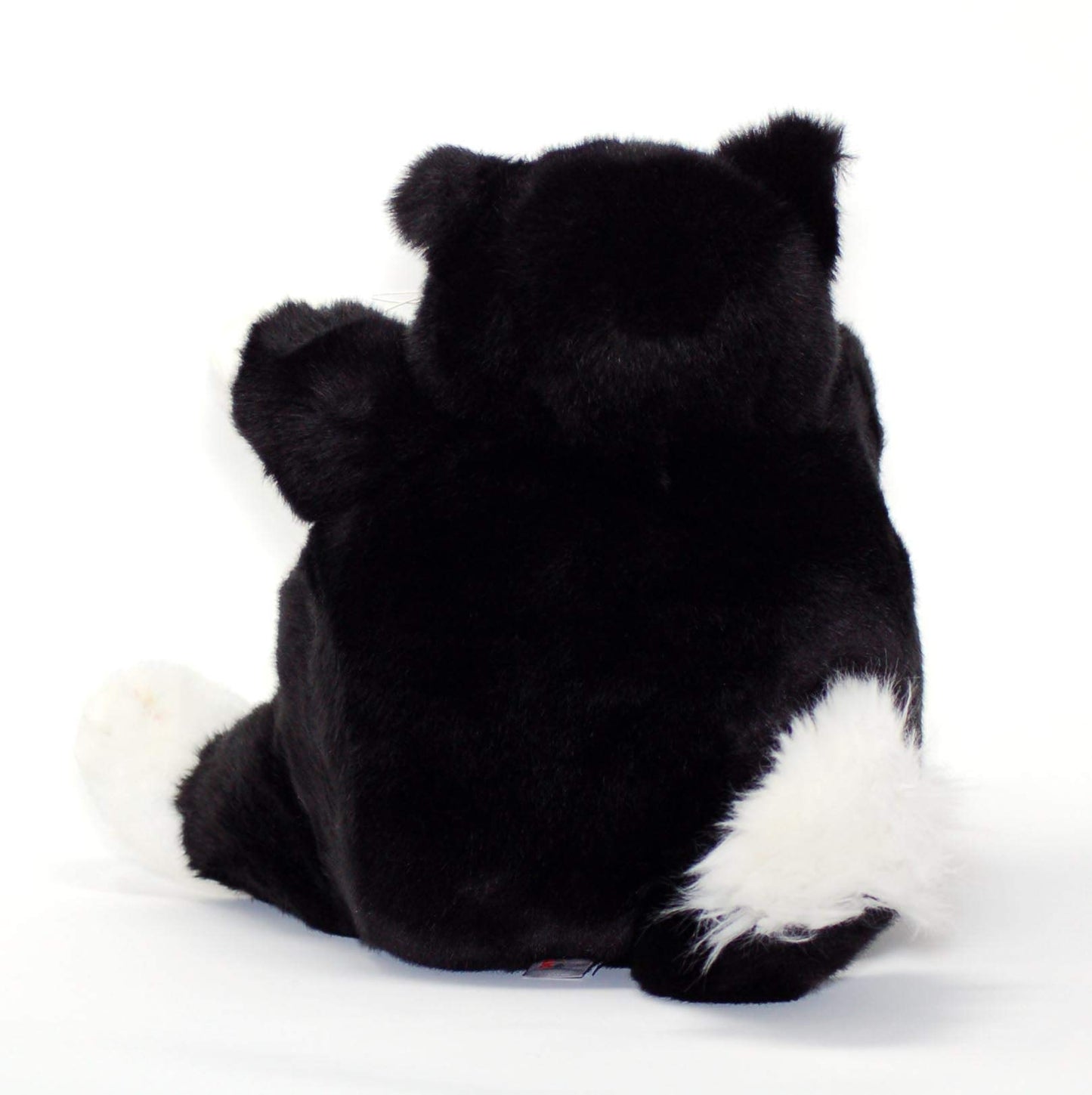 Unipak Black And White Plumpee Cat Plush Toy 9 Inches Tall