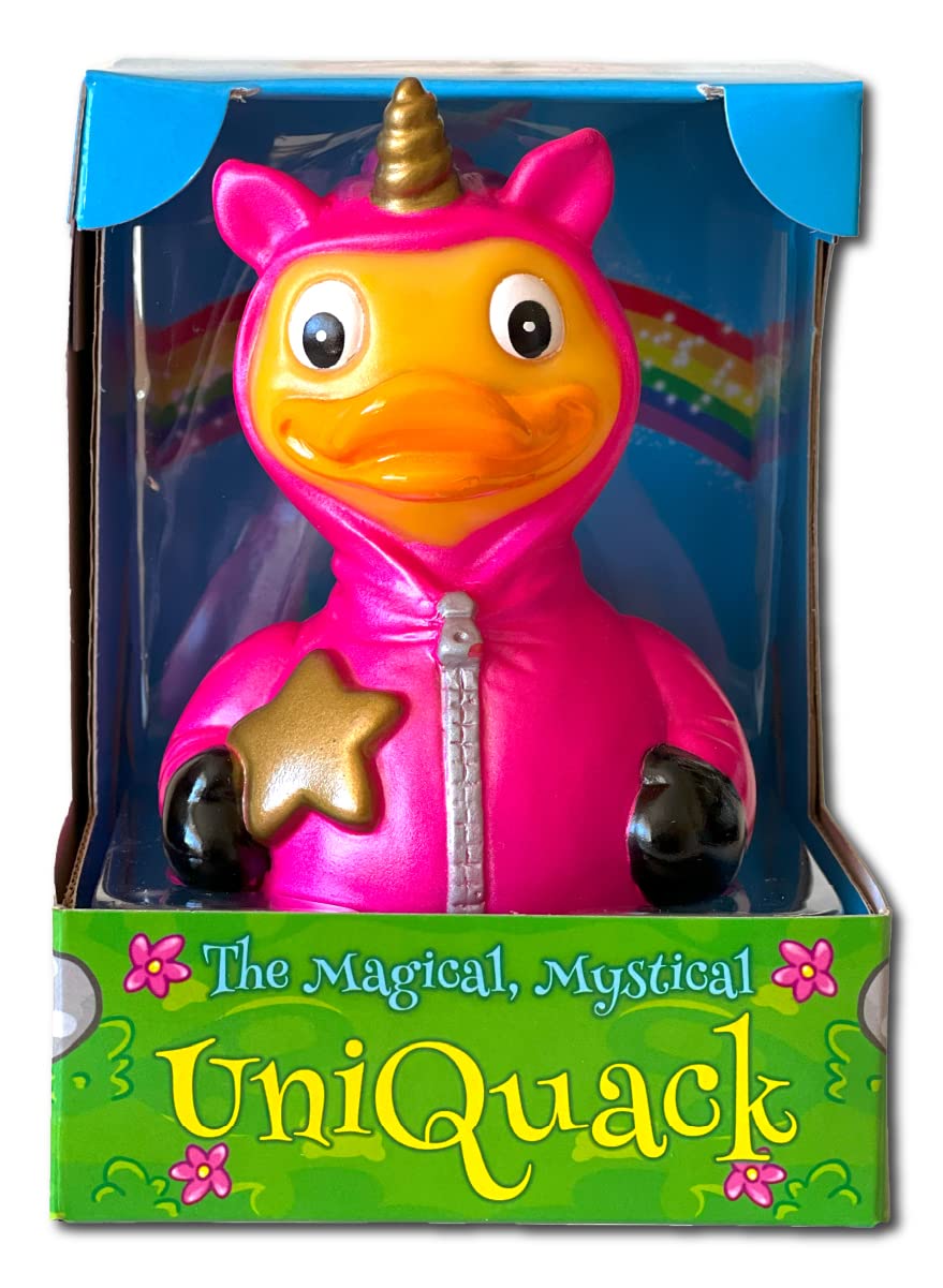Celebriducks - Uniquack - Floating Rubber Ducks - Collectible Bath Toy Gift For Kids & Adults Of All Ages
