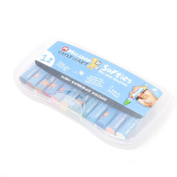 Micador early stART Softies Tri-Grip Crayons, 12 Count Case