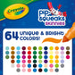 Crayola Pip-Squeaks Skinnies Washable Markers (64ct), Mini Markers for Kids, Coloring Markers, Craft Supplies, Kids Holiday Gift