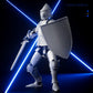 MEIEST Knight protective covering Action Figure Multi-Jointed Movable Robot Mannequin T13 Multiple Accessories  Desk Decoration  Creative Gifts (White)