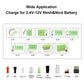 Sognotoy RC Car Battery Charger - Smart NiMH/NiCd for 4.8V-9.6V, Black, Compatible with 2.4V-12V Battery Packs