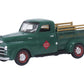 Oxford Diecast 1948 B-1B Pickup Truck Green Railway Express Agency 1/87 (Ho) Scale Diecast Model Car 87Dp48004