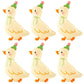 Gejoy 6 Pcs Silly Goose Balloons Baby Shower Birthday Party Decorations One Silly Walking Goose Balloons for Farm Themed Party P