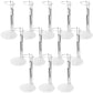 Yaocom 12 Pcs Doll Stand Action Figure Stands With Expandable Waist Wire For 8'' To 12'' Dolls And Action Figure(White)
