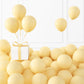 Kalor Pastel Yellow Balloons,100 Pcs 5 Inch Mini Matte Latex Balloons For Balloon Garland Arch, Birthday Decoration, Wedding Party, Baby Shower Decorations