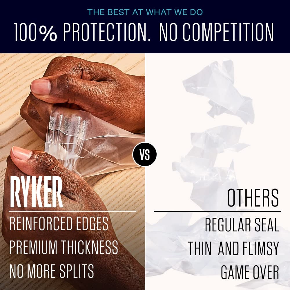 Ryker: Clear Matte Standard Size Card Sleeves - 100 Ryker: Clear Matte Standard Size Card Sleeves - 100