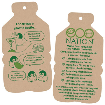 Aurora, 35081, Eco Nation Mini Sloth, 5In, Soft Toy, Brown