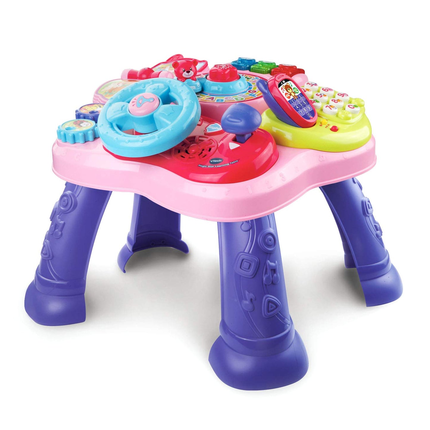 VTech Magic Star Learning Table - Pink, Plastic, Model 80-181551, Engaging Educational Toy for Toddlers