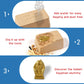 XXTOYS Egyptian Mummy Dig Kit - STEM Excavation Set for Kids, Small, Plastic, 6 Collectible Styles