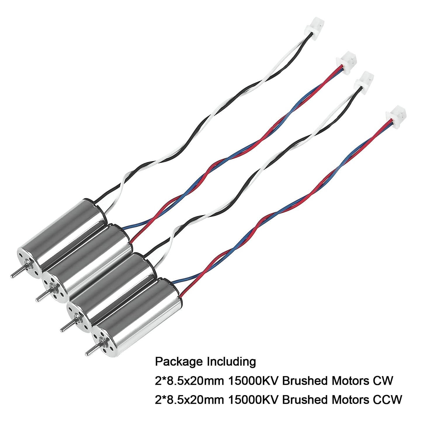 Aediko 10Pcs 8520 Brushed Motors 8.5X20Mm Motor 3-5V 0.15A 35000Rpm-50000Rpm 8520 Motor Hollow Cup Drone Motor Mini Dc Motors
