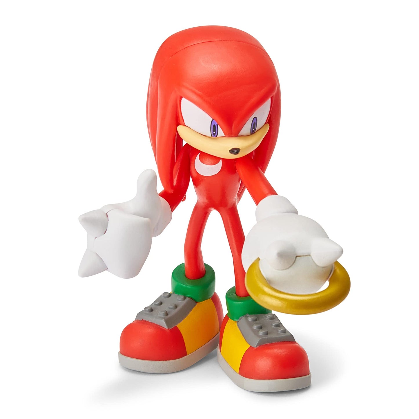 Sonic The Hedgehog Action Figure Toy - Knuckles Figure With Sonic, Knuckles, Amy Rose, And Shadow Figure. 4 Inch Action Figures - Sonic The Hedgehog Toys