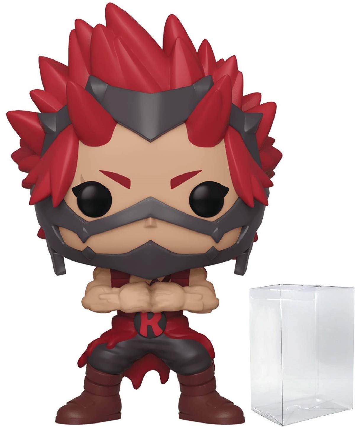 Funko Pop My Hero Academia - Eijiro Kirishima Pop! Vinyl Figure (Bundled With Compatible Pop Box Protector Case), Multicolor, 3.75 Inches