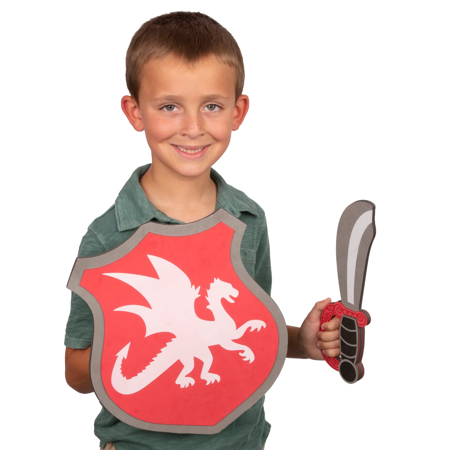 Tigerdoe 12 Piece Knight Set for Kids - Knight Theme Party Supplies - Midevil Theme Party - Knight Dress Up Play -Knight Party Favors