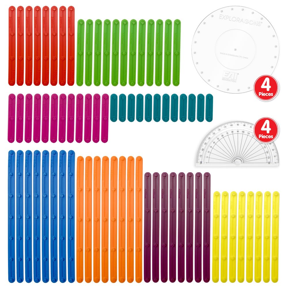 EAI Education Exploragons 360 Student Set - 84 Pieces, Plastic, 8 Colors, Model 520475