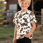 Cosland Cowboy Shirt For Boys Kids Animal Costume, Large