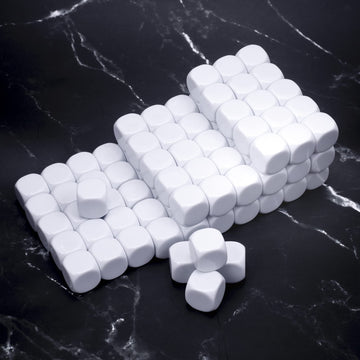 22MM Rounded Blank Six Sided Dice Lianshi Teaching Created Sesources Game Teaching Plastic Cubes Four Colors Choosable