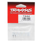 Spring, Shock, White GTR Long .767, Black Rate, Pair. 7444