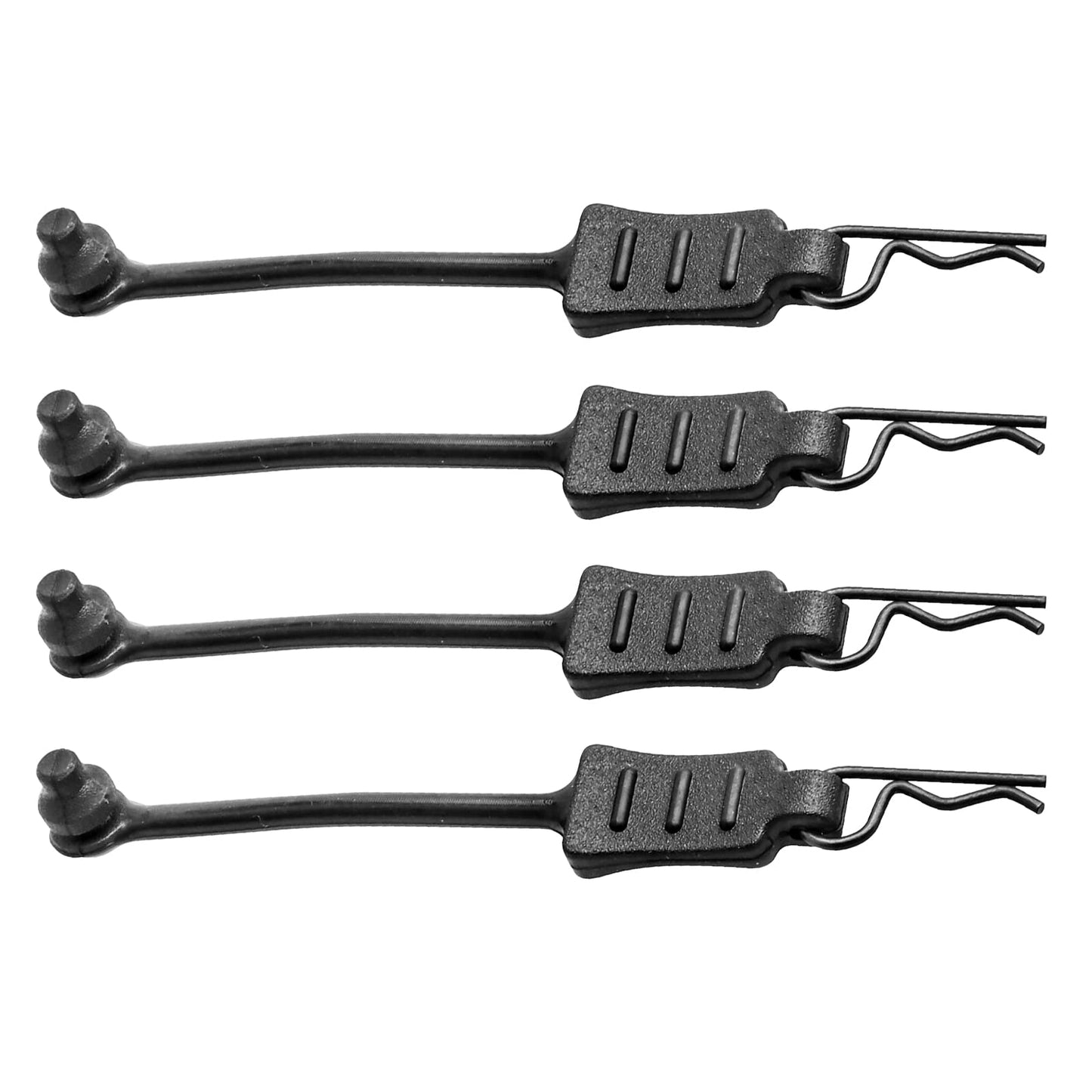 20pcs HobbyPark Micro RC Car Body Clips and Pull Tabs Retainer R Pins for 1/24 1/28 1/36 Scale Mini Cars SCX24 FCX24 Gladiator B