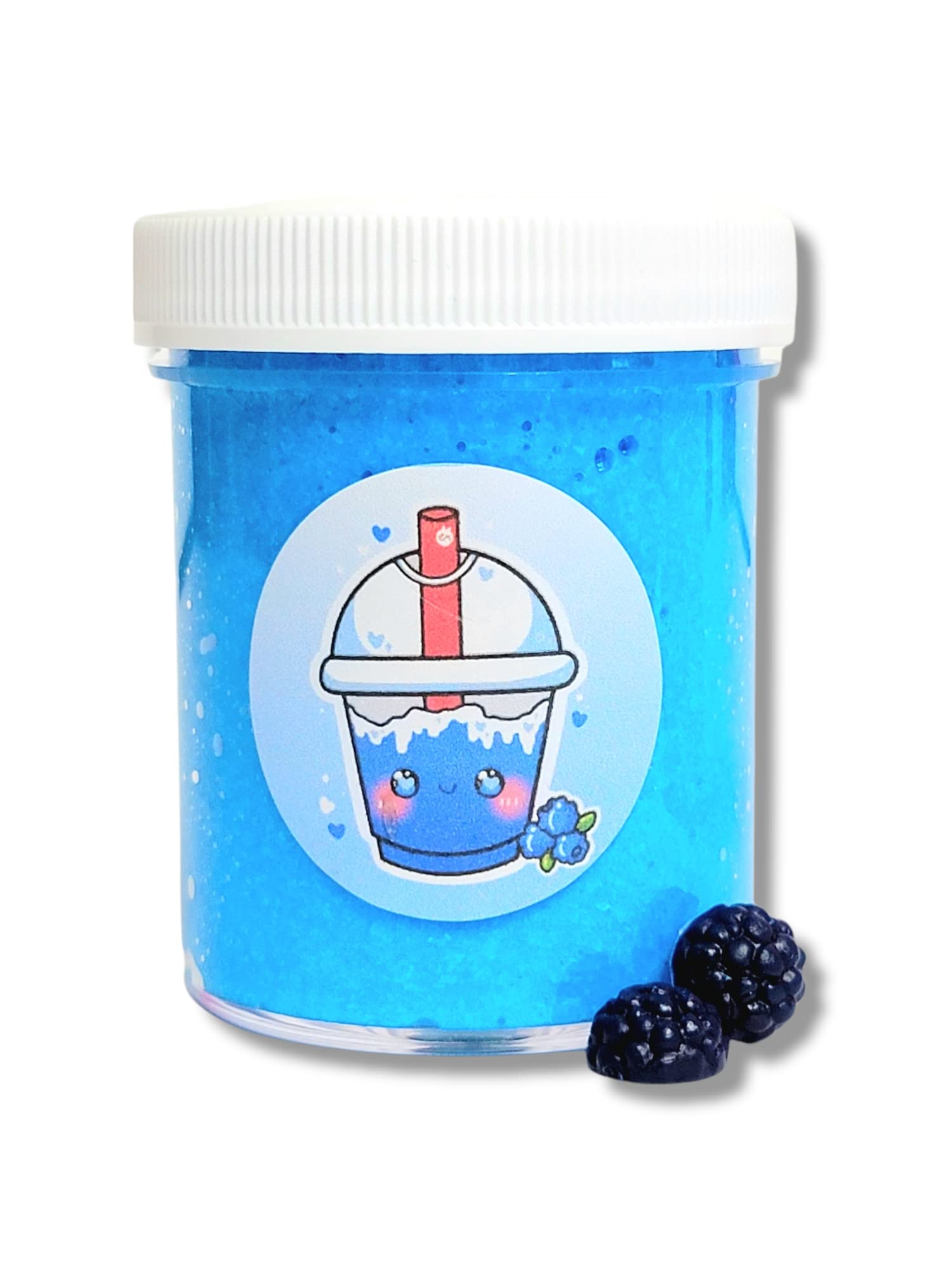 Hoshimi Slimes Blue Raspberry Slushy Slime - 4oz Crunchy Scented DIY S ...