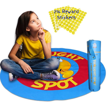 Portable Parenting Time Out Mat Enhances Discipline And Fosters Positive Behavior Alternative To Time Out Chair For Toddlers Calm Down Corner 24 Inch Floor Seating For Classroom Mat And Stickers