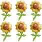 3D Big 34'' Yellow Sunflower Sunshine Balloons Spring Summer Floral Sunflower Party Decorations Sunflower Themed Mylar Foil Ball