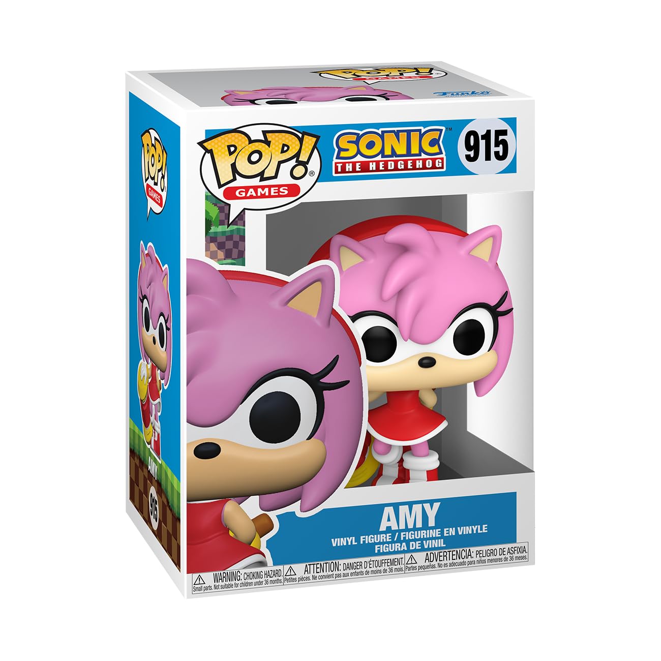 Funko POP! Sonic - Amy Rose Collectible Vinyl Figure - Multicolor - Model 70582 - Official Merchandise for Kids & Adults