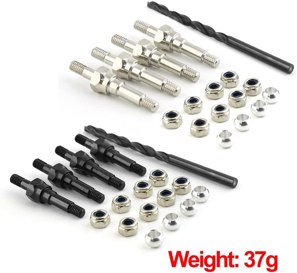 #45 Steel Shock Standoff Set Upgrade Parts for 1/7 Arrma 6S Big Rock Felony Fireteam Infraction Mojave 6S,1/8 Kraton Notorious O