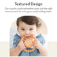 Bella Tunno Happy Teether For Boys - Soft & Easy Grip Baby Boy Teether Toy, Silicone Teether Ring To Help Soothe Gums, Non-Toxic And Bpa Free, Baby Bro