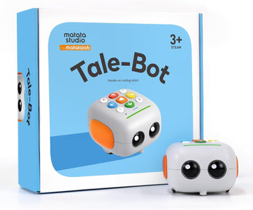 Matatastudio Talebot Basic Robot Toy For Kids Ages 3-5, Screen-Free Stem Toys For Kids Learn To Code, Interective Learning Toys