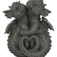 Ebros Whimsical Romantic Valentines Small Baby Garden Dragons Cuddling Tight Statue 5.25' Tall Dragon Fantasy Decor