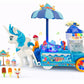 Brand Conquer Ice Cream Unicorn Cart Toy With Lights, Music & Bump-And-Go Action | Pretend Play Candy Shopping Cart | Musical Mo