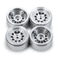 RCLIONS 4pcs/1set Aluminum 1'' Micro Beadlock Wheels Rims for All 1:24 Scale Axial SCX24 Deadbolt RC Crawler Car Upgrades Access